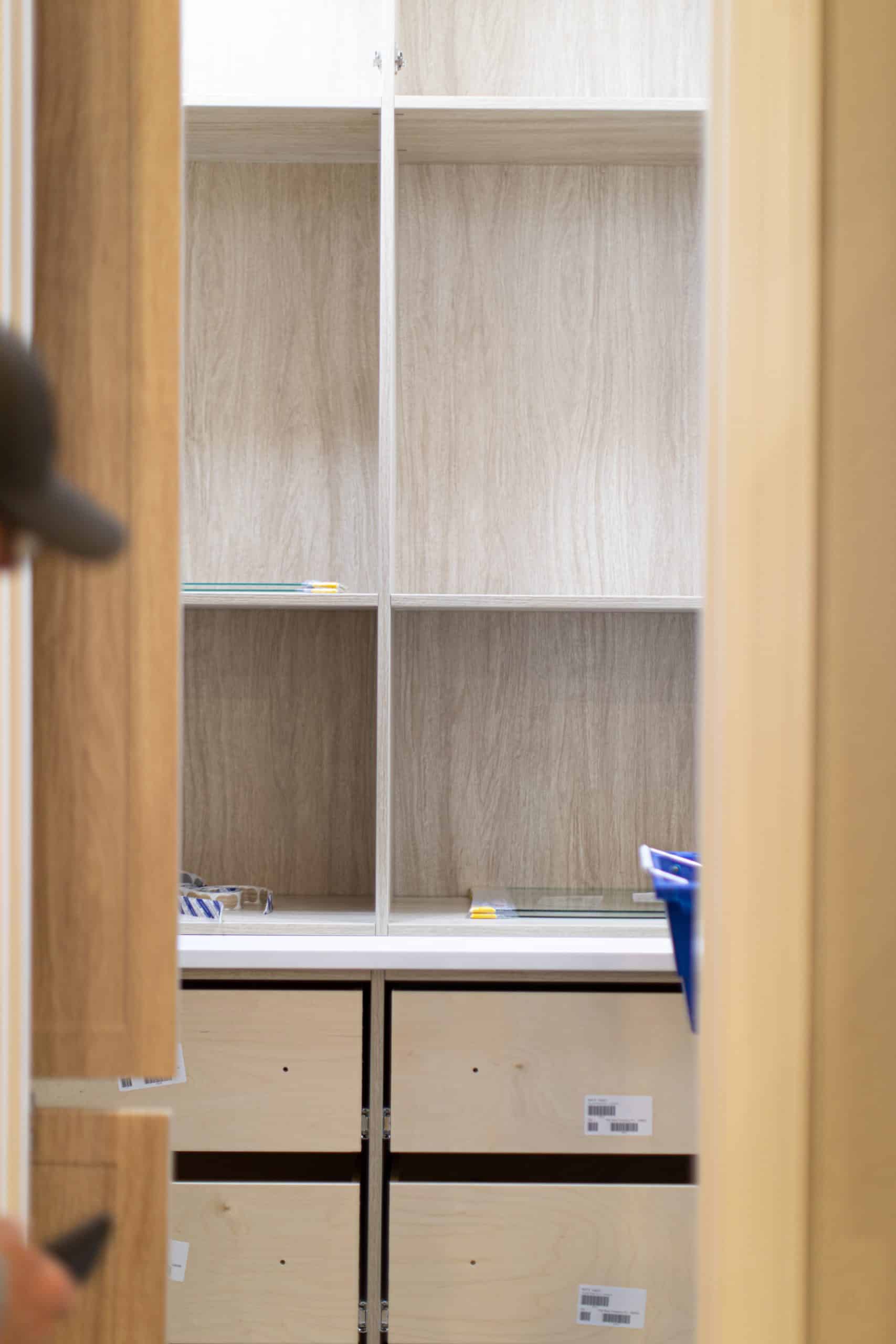 Pantry Installation from The Home Depot