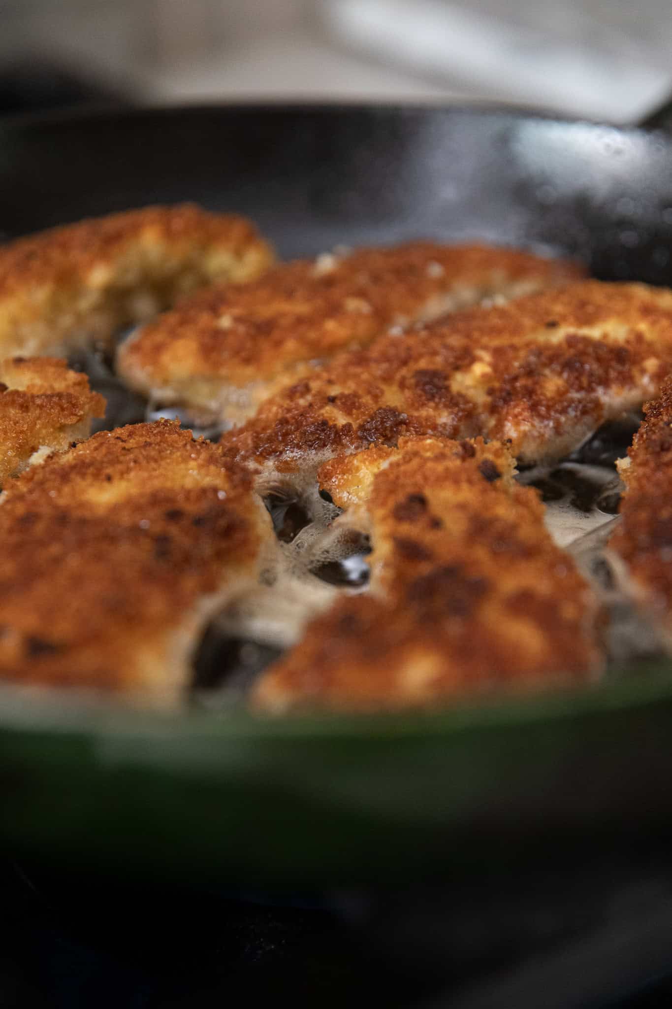 crispy chicken with panko crumbs