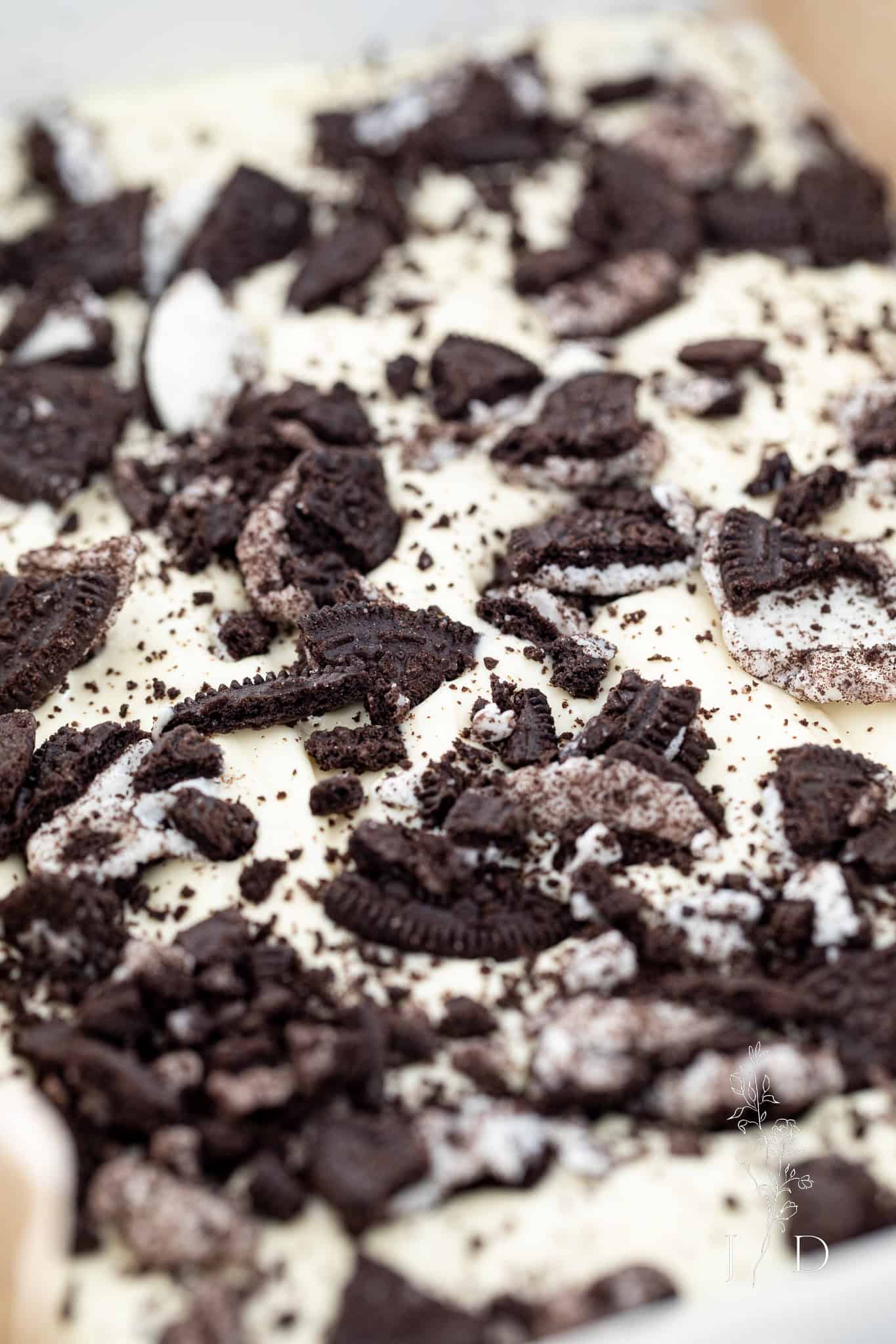 oreos on cheesecake
