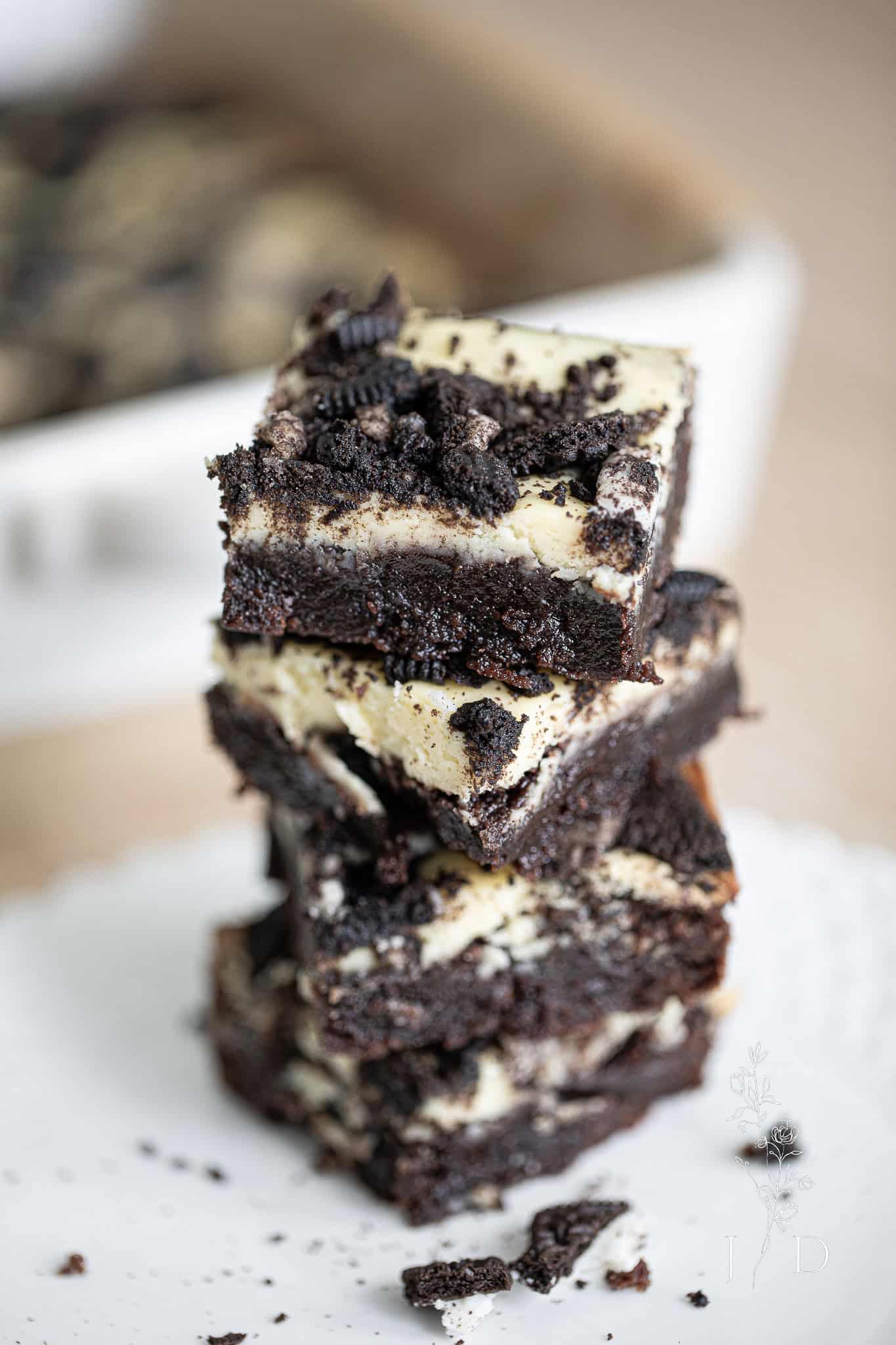 Oreo Cheesecake Brownies 