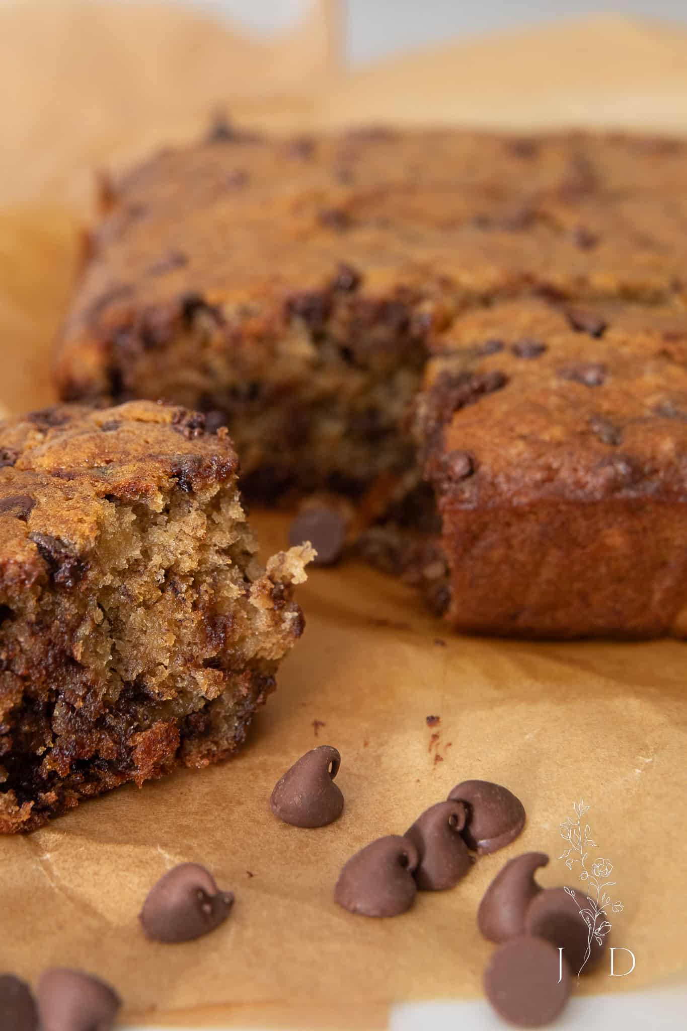 Banana Bread with Chocolate Chips