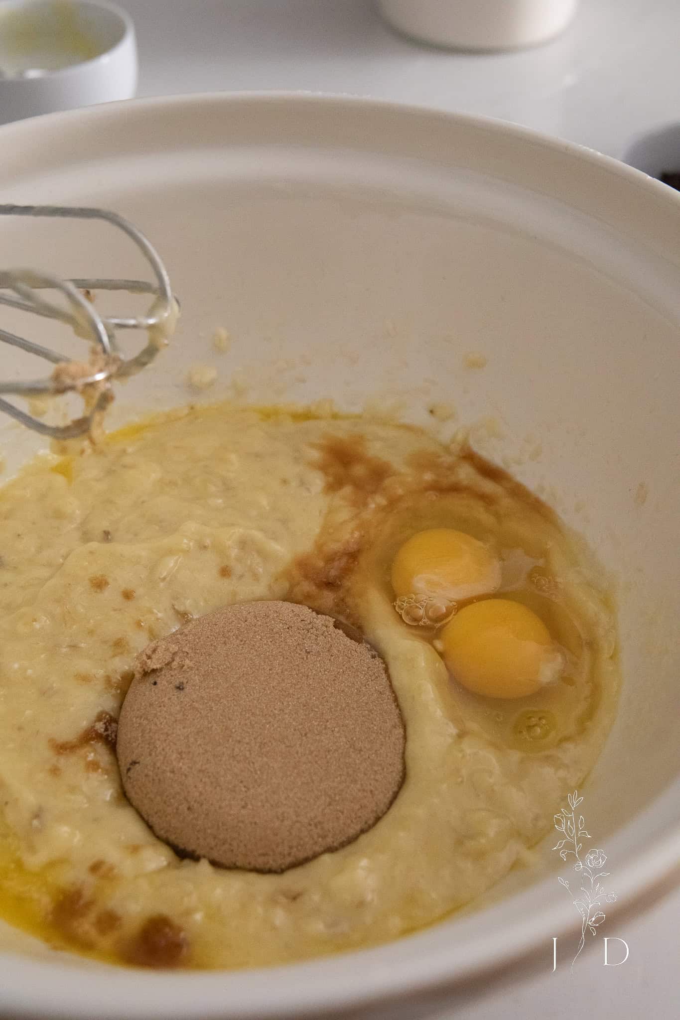 Homemade banana bread