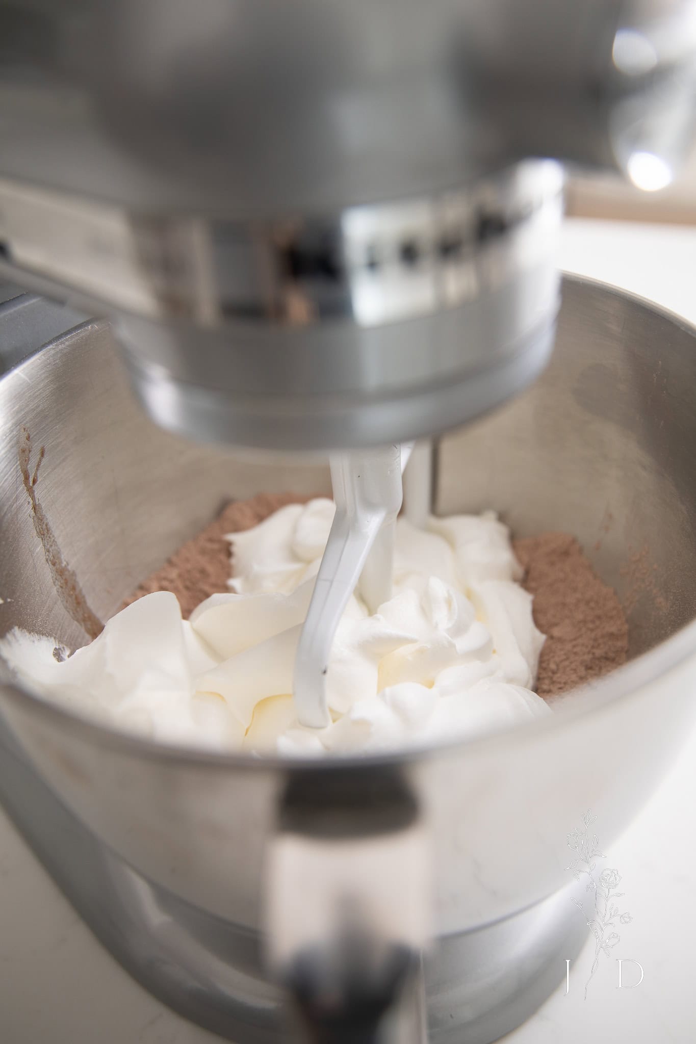 Cake Mix Cookies in a stand mixer 