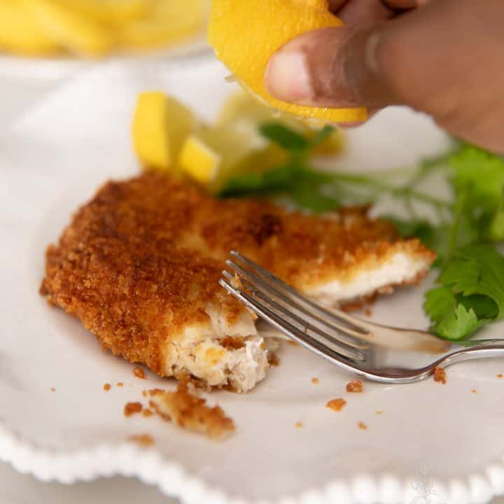 Crispy Parmesan Crusted Chicken 