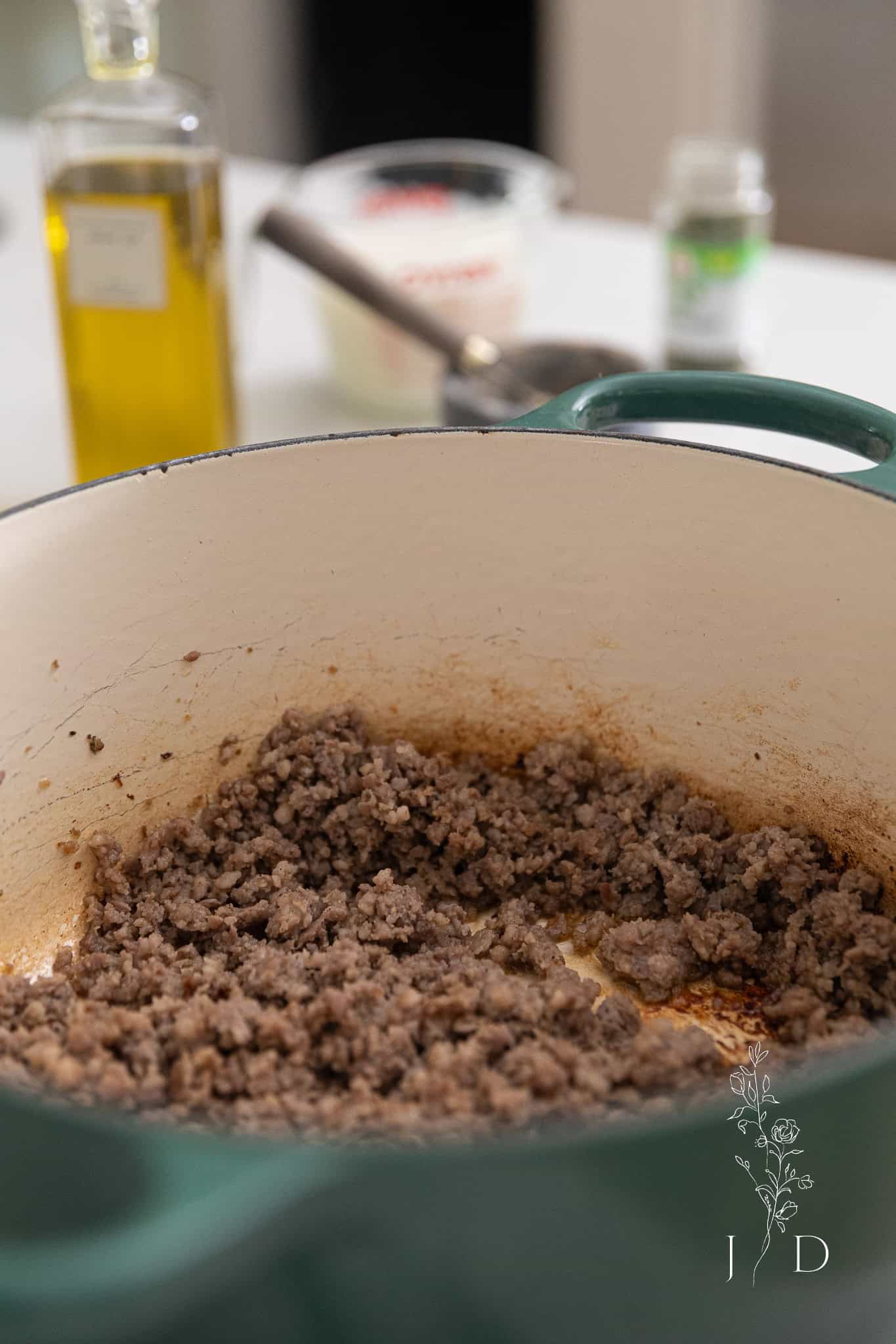 1lb of cooked sausage 